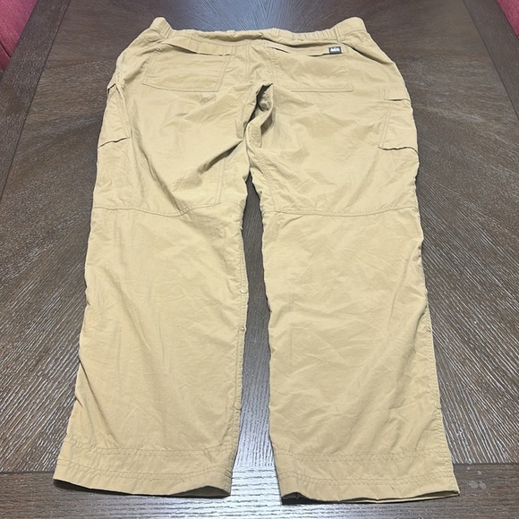 REI Sahara Roll-Up Cargo Woodland Tawny Pants Men's‎ UPF50+ Lightweight, W40 L32 - Picture 10 of 15